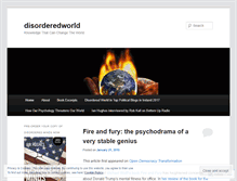 Tablet Screenshot of disorderedworld.com